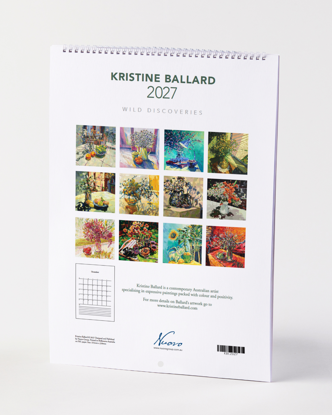 2027 Kristine Ballard Calendar by Nuovo Group