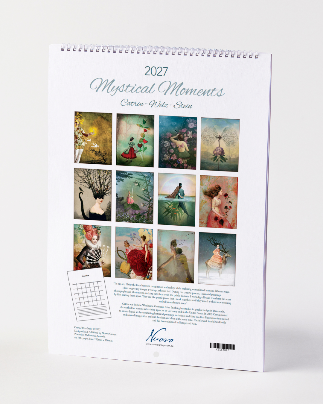 Mystical Moments 2027 Calendar by Nuovo Group x Catrin Welz-Stein
