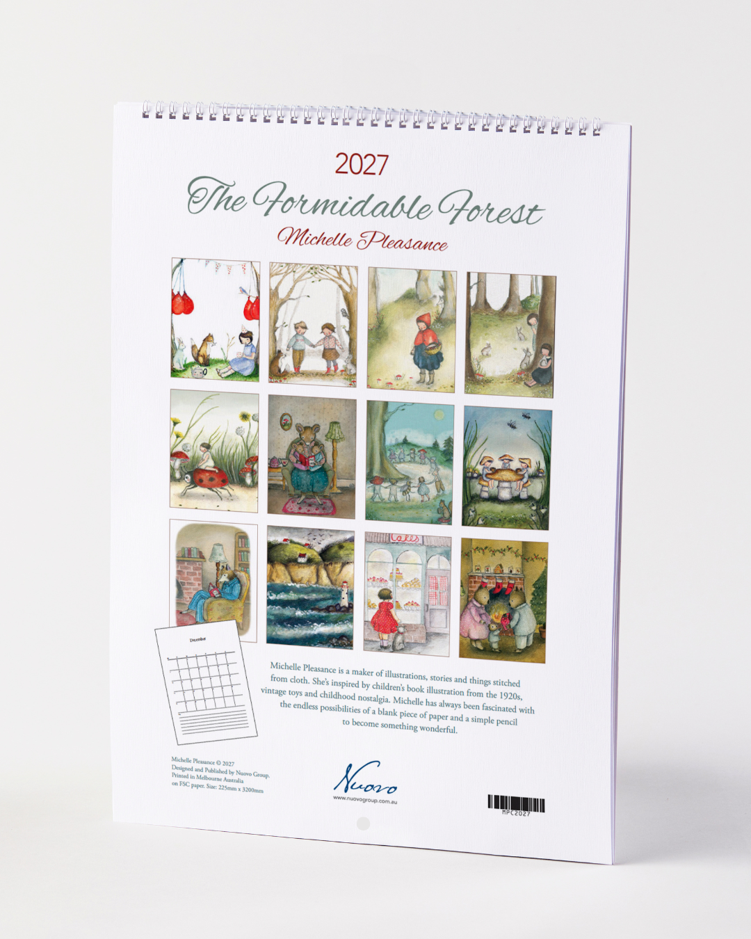 The Formidable Forest 2027 Calendar by Nuovo Group x Michelle Pleasance