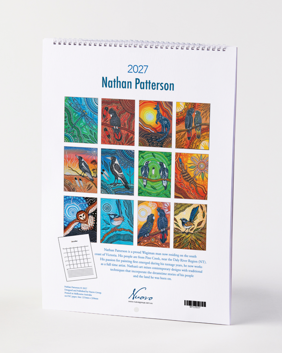 Nathan Patterson 2027 Calendar by Nuovo Group x Nathan Patterson
