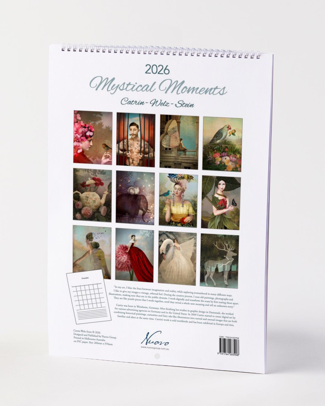 Mystical Moments 2026 Calendar by Nuovo Group x Catrin Welz-Stein