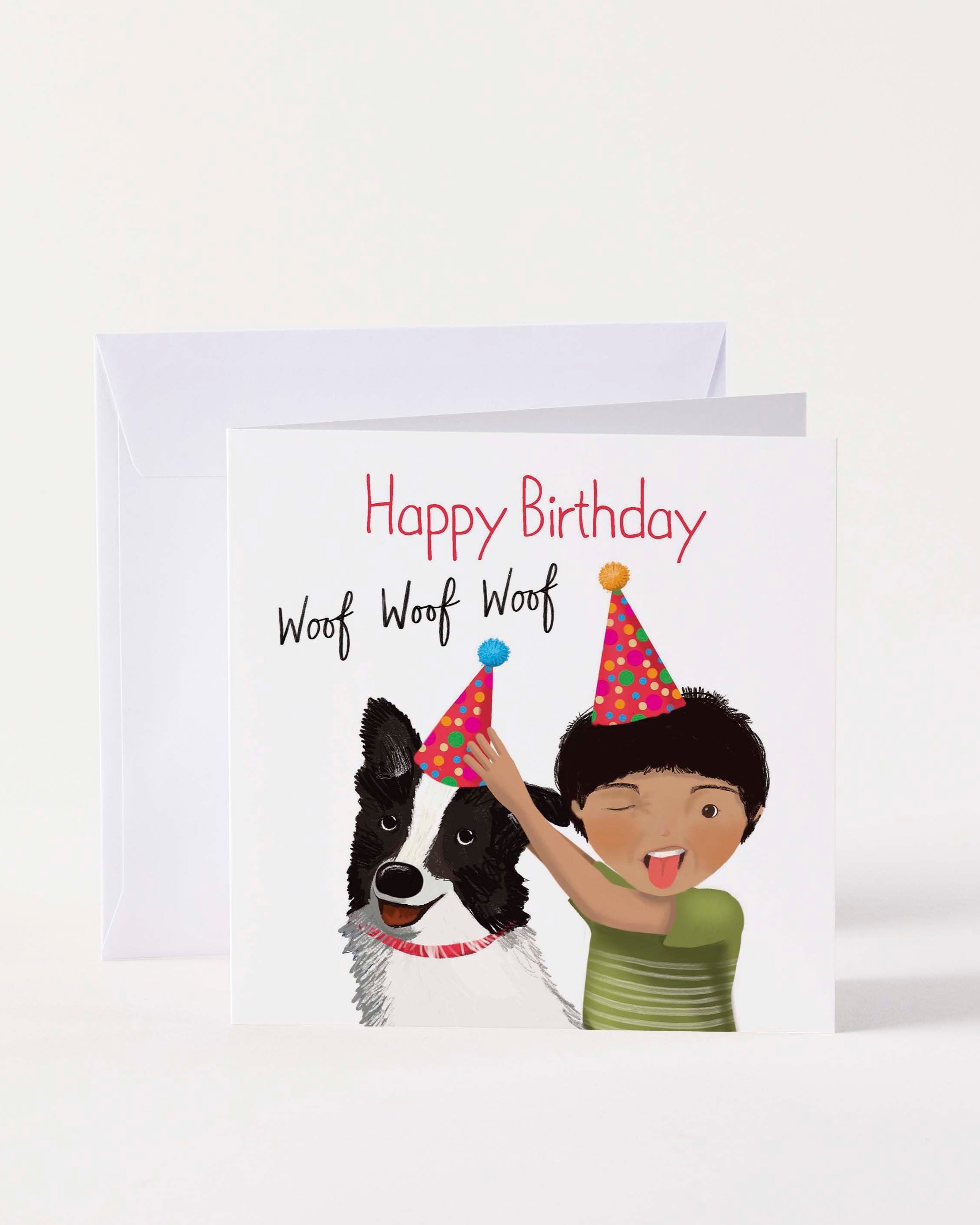 Greeting Card - Happy Birthday, Woof Woof Woof by Nuovo Group x Deb Hudson