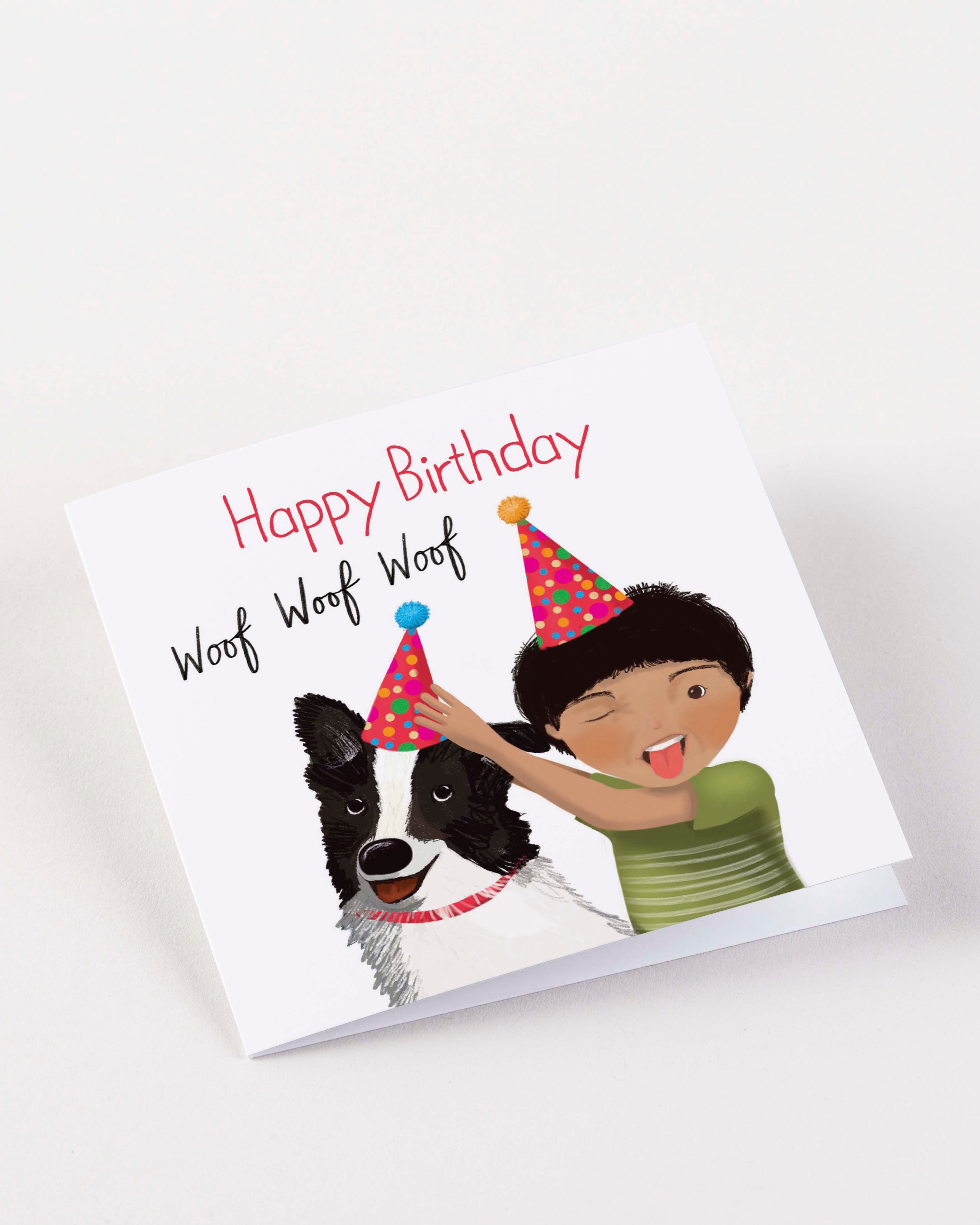 Greeting Card - Happy Birthday, Woof Woof Woof by Nuovo Group x Deb Hudson